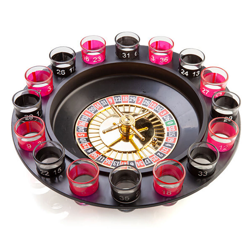 Mdi Shot Glass Roulette w/ Shot Glasses Drinking Roulette Game Set 29.5cm — image 3