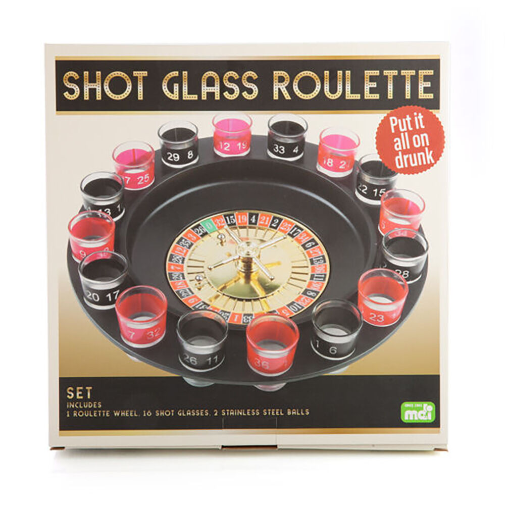 Mdi Shot Glass Roulette w/ Shot Glasses Drinking Roulette Game Set 29.5cm — image 5