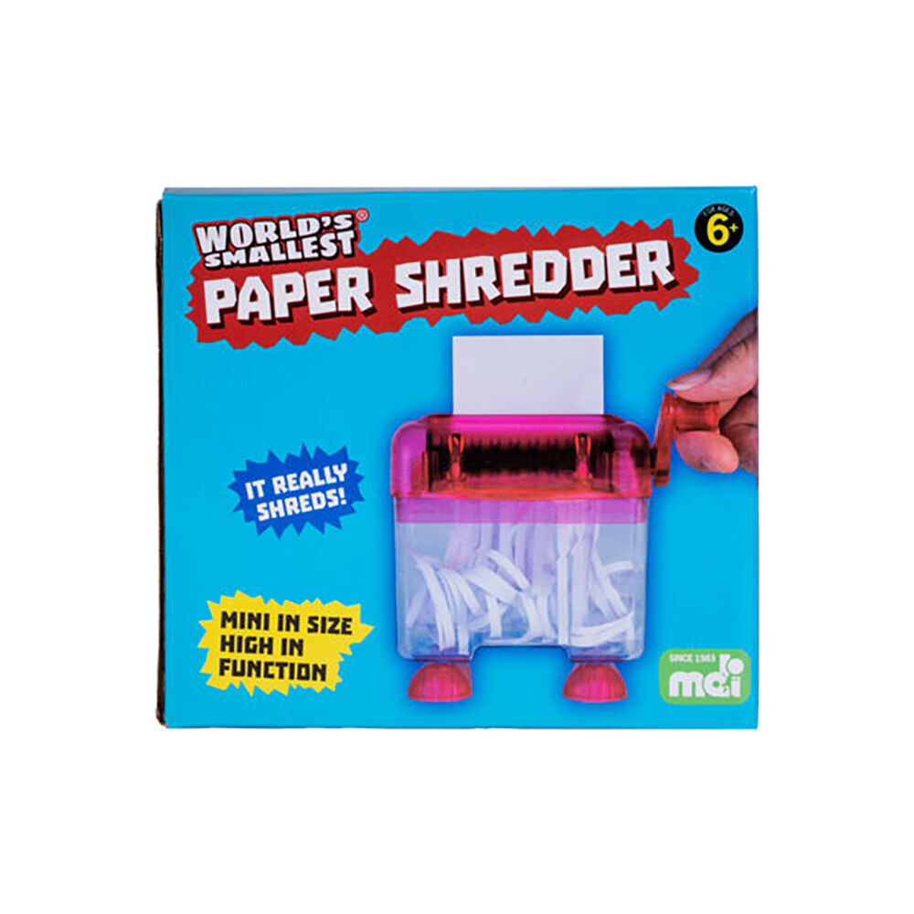 Worlds Smallest Paper Shredder Office Decor Miniature Toy Kids 6y+ Assorted (3 Pack) — image 6