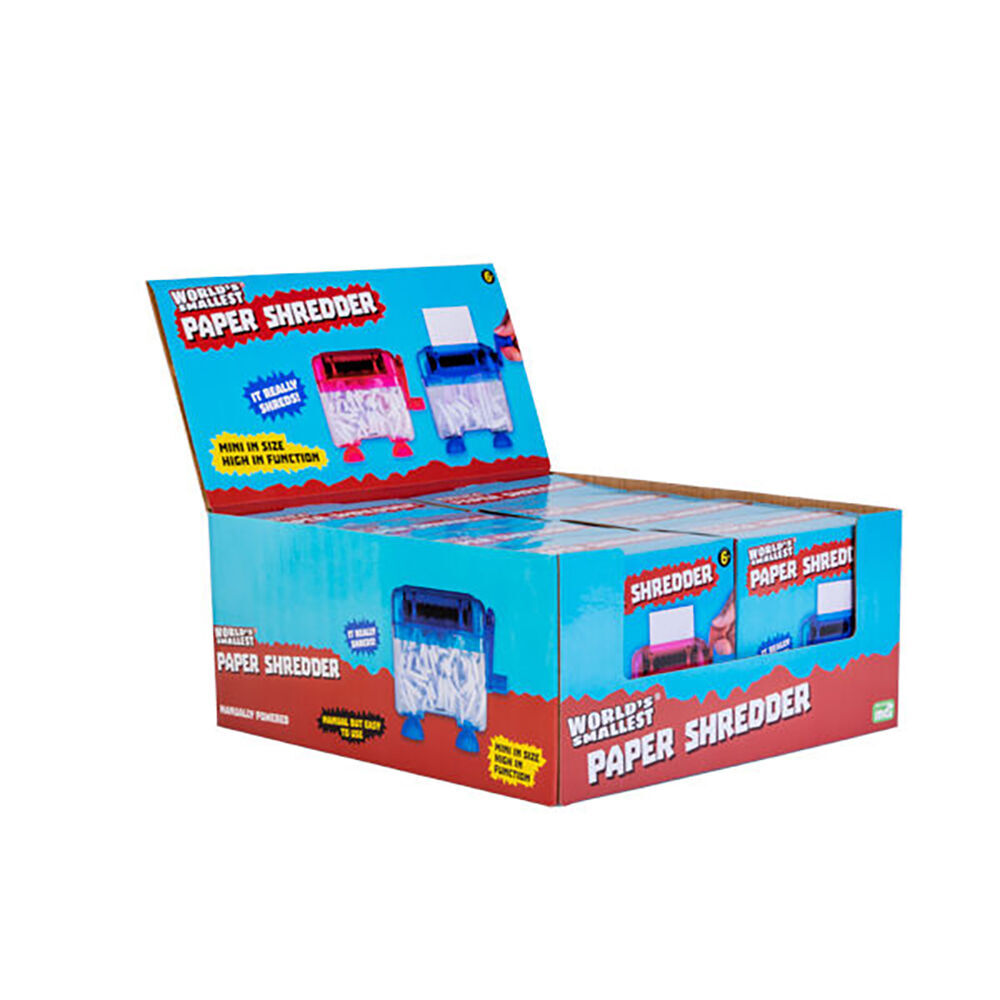 Worlds Smallest Paper Shredder Office Decor Miniature Toy Kids 6y+ Assorted (3 Pack) — image 7
