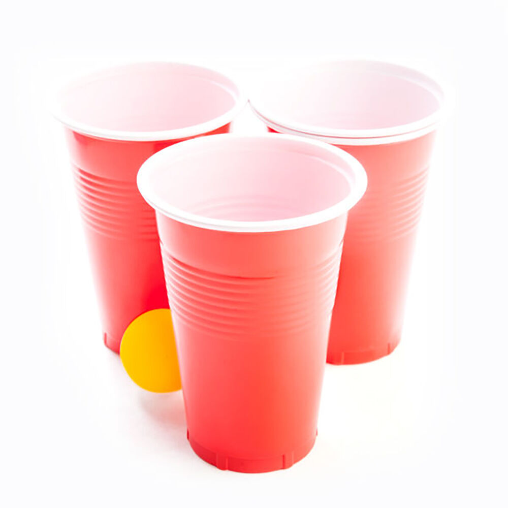 Mdi Beer Pong 24 Cups/Ping Pong Balls Set Tabletop Fun Party Drinking Game — image 3