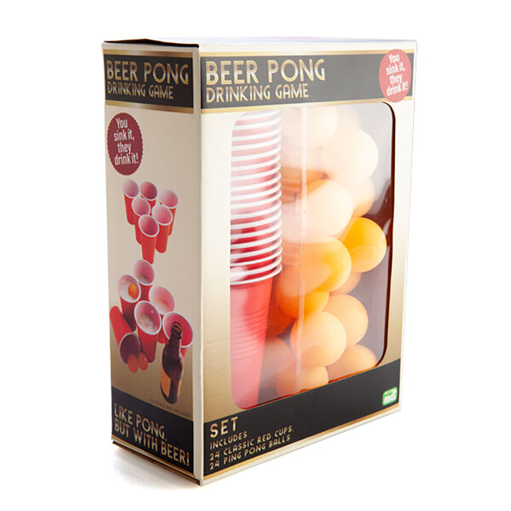 Mdi Beer Pong 24 Cups/Ping Pong Balls Set Tabletop Fun Party Drinking Game — image 4