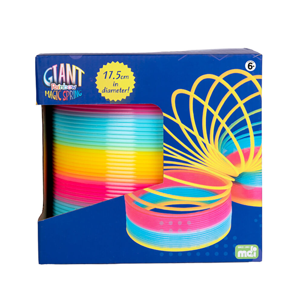 Mdi Giant Magic Spring Colorful Rainbow Kids Fun Educational Activity Toy