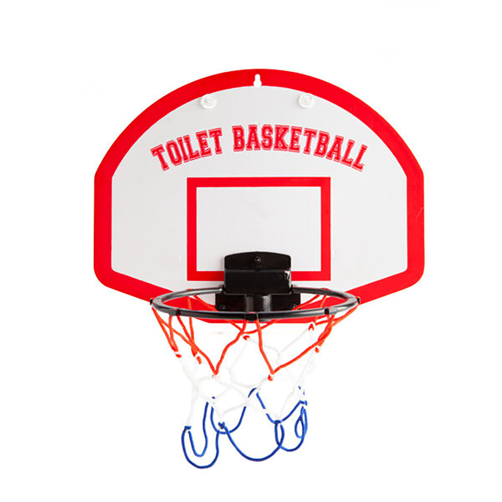 Mdi Backboard Game Toilet & Potty Mini Hanging Hoop Basketball Play Toy Set — image 5