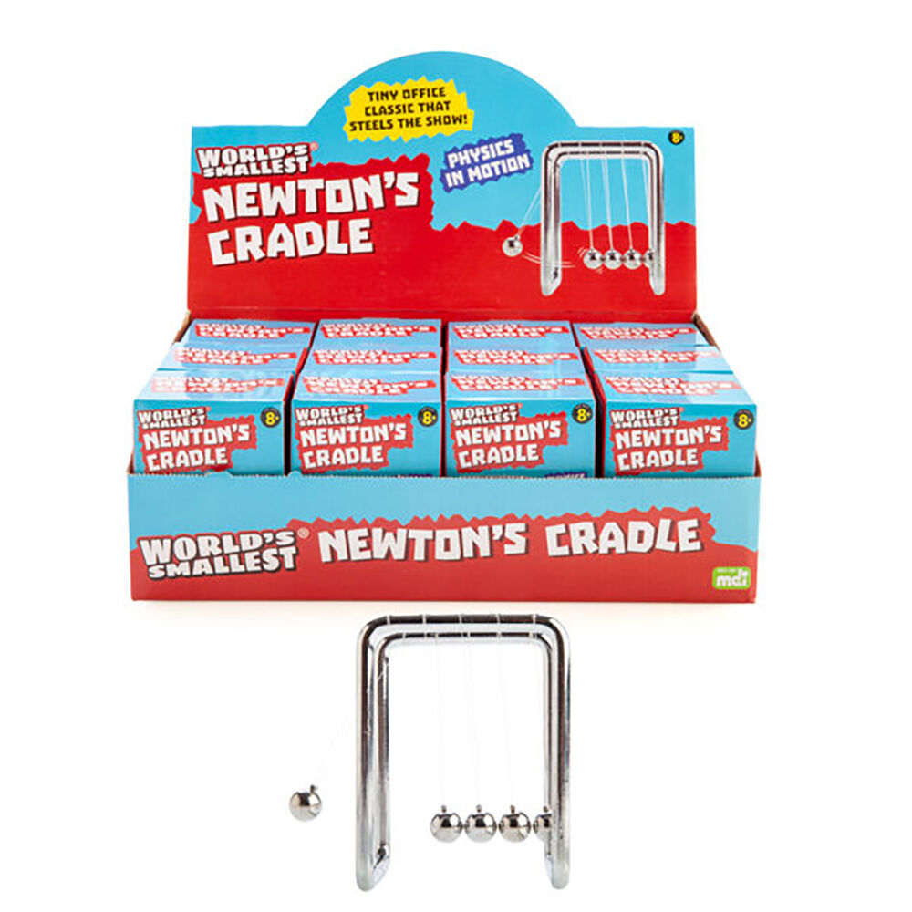 Worlds Smallest Home/Office Decor Newtons Cradle Miniature Toy Kids 6y+ — image 6