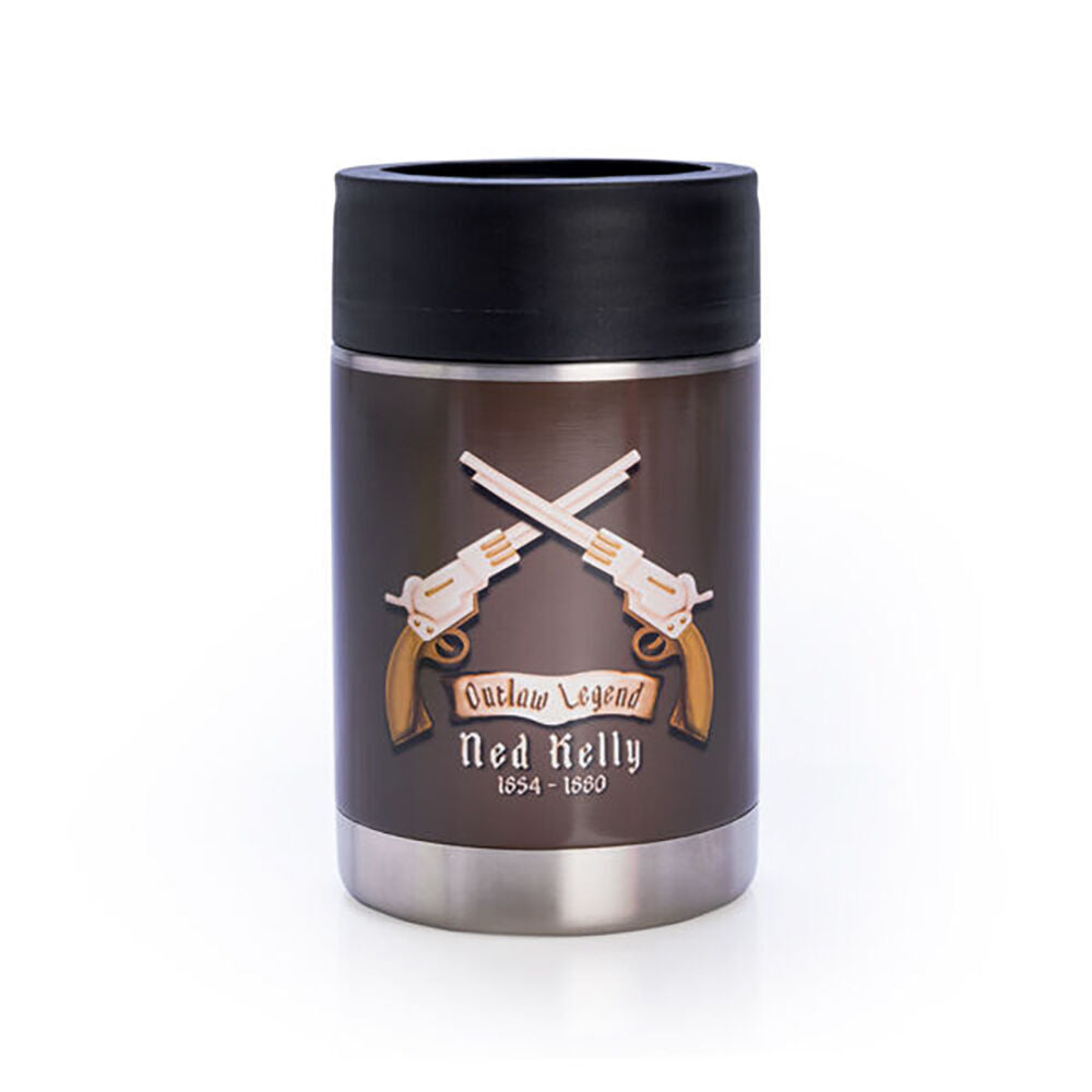 Mdi Bushranger Ned Metal Can/Bottle Cooler Stubby Holder Barware Accessory (2 Pack) — image 3
