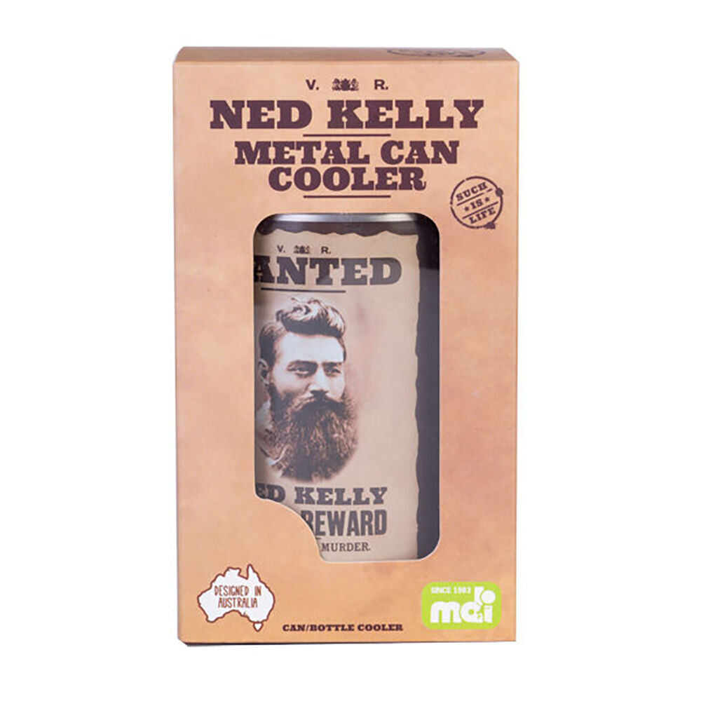 Mdi Bushranger Ned Metal Can/Bottle Cooler Stubby Holder Barware Accessory (2 Pack) — image 5