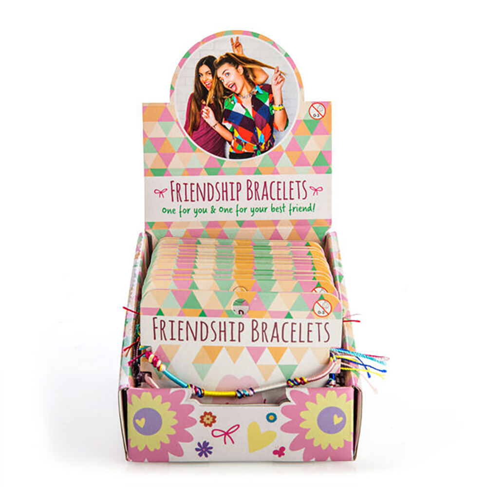 Mdi Friendship Colourful Adjustable Handwoven Bracelets 11x11cm Assorted — image 4