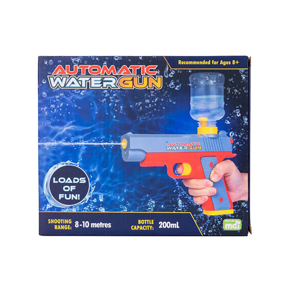 Mdi Automatic Water Gun Blaster Rechargeable Kid's Toy 8y+