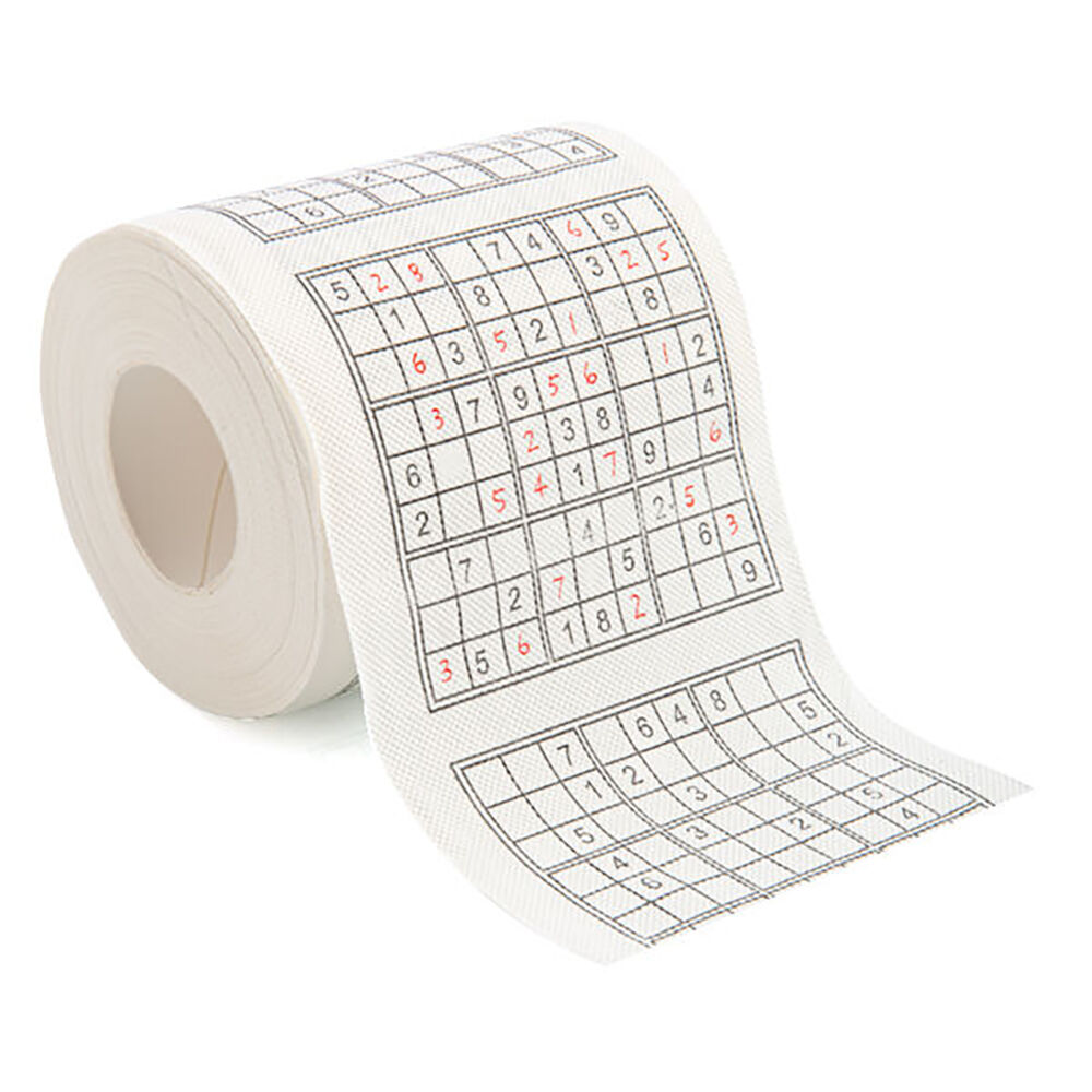 Mdi 3ply Tissue Roll Toilet & Bathroom Paper Sudoku Puzzle Design — image 2