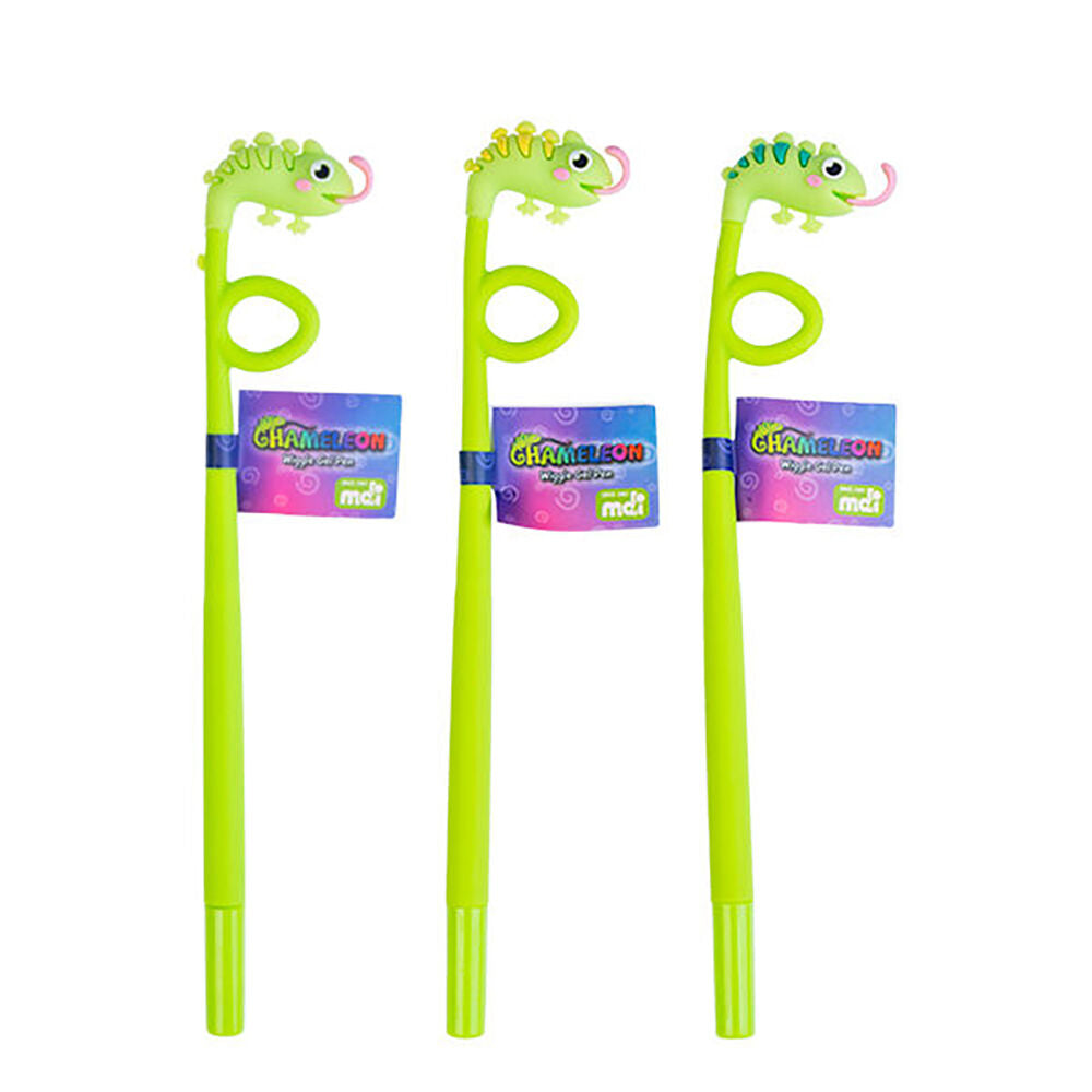 Mdi Chameleon School Wiggle Gel Pen Writting Stationery Kids/Children — image 2
