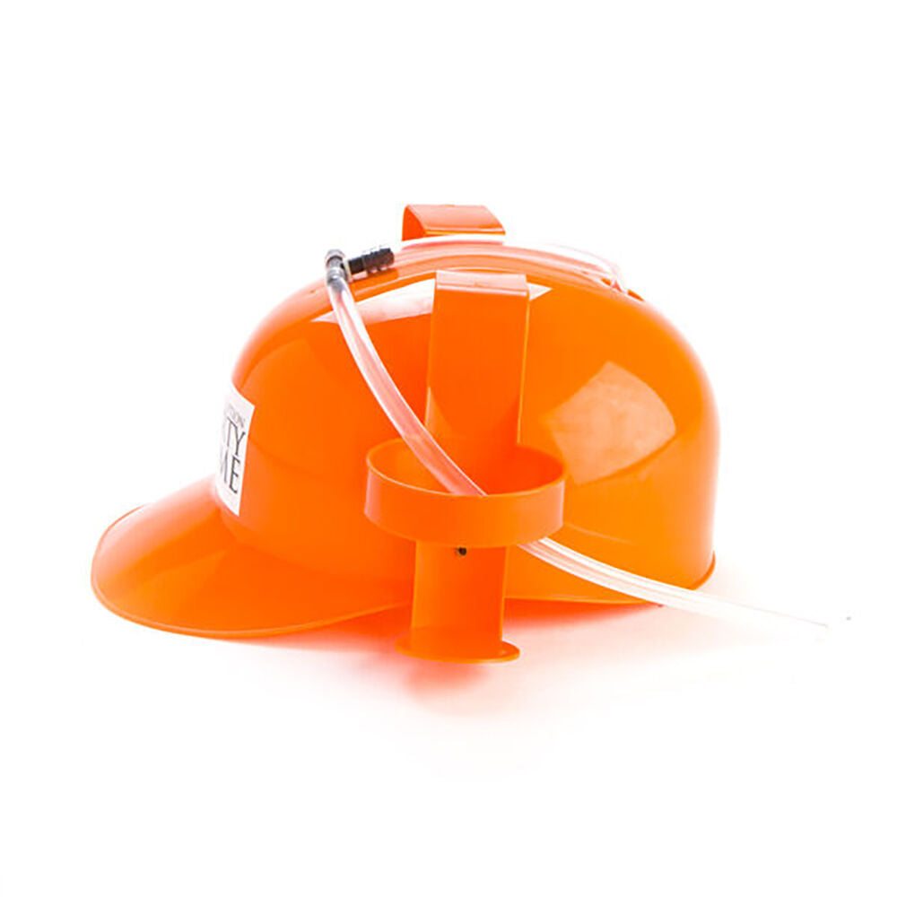 Mdi Drinking Hat Beer Helmet Drink Dispenser Prescription 31x27cm Orange (2 Pack) — image 6