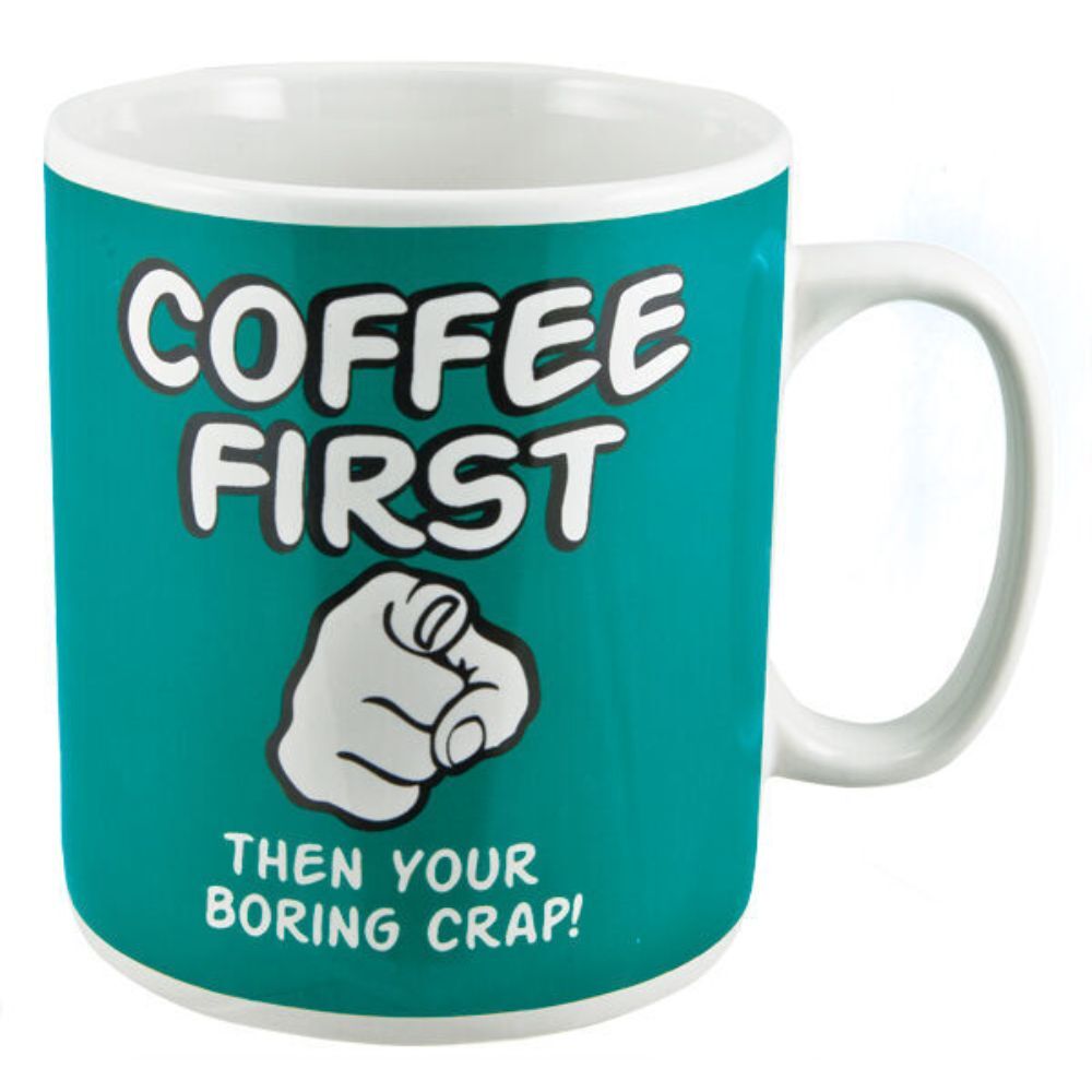 Mdi Giant Mug Home/Kitchen Drinkware Coffee First Coffee/Tea Mug with Handle (2 Pack) — image 3