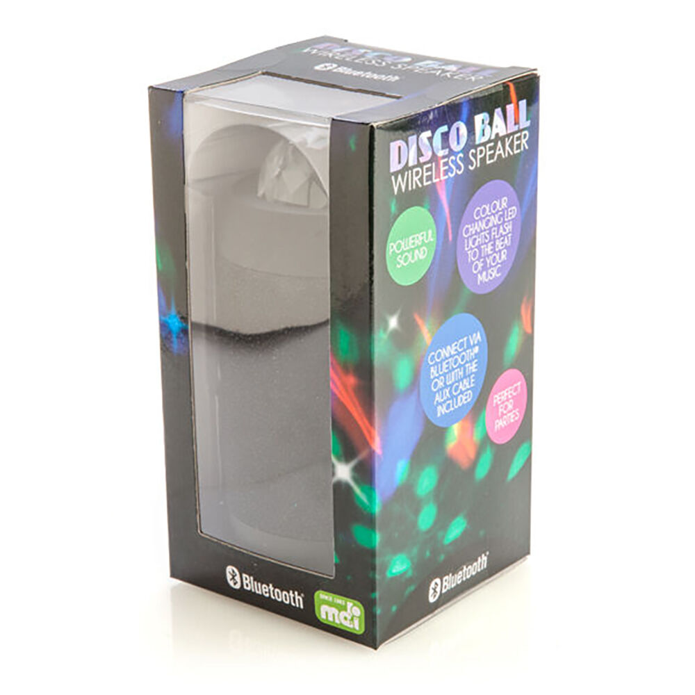 Art + Tech Disco Ball LED Party Bluetooth Wireless Speaker 7.5x14.5cm — image 4