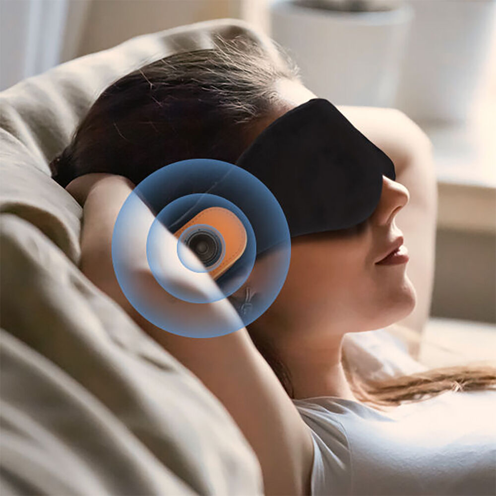 Art + Tech Bluetooth Wireless Speaker/Audio Soft Eye Mask 40.5x1cm Black — image 4