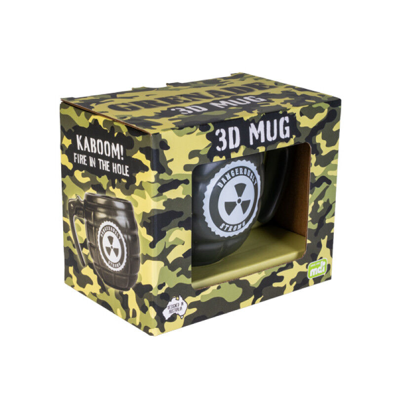 Mdi Grenade Home Kitchen Drinkware Coffee/Tea/Water/Juice Mug with Handle — image 2