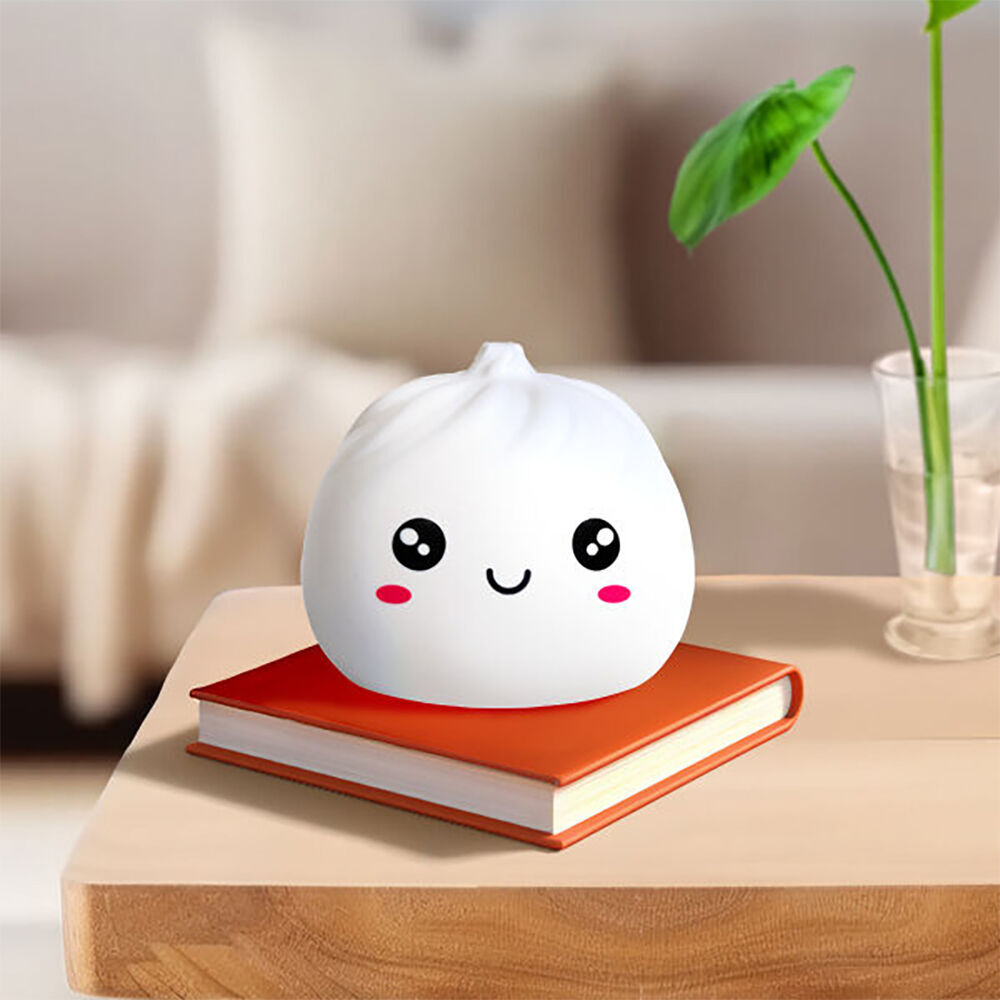 Art + Tech LED Lamp Steamed Bun Cute Night Light Desk Home Decoration 11cm (2 Pack) — image 5