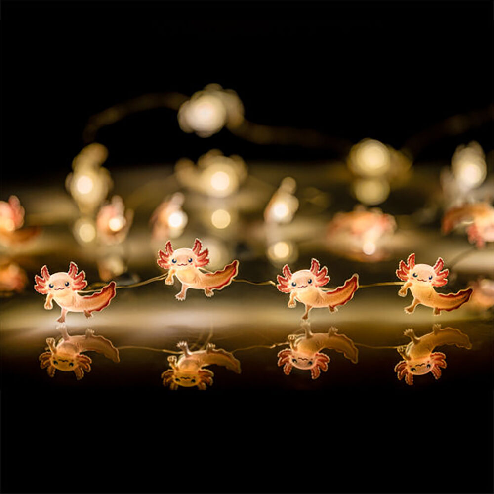 Art + Tech LED String Light 23.8x3.5cm Axolotl Fun Night Decor Accent Lamp — image 2