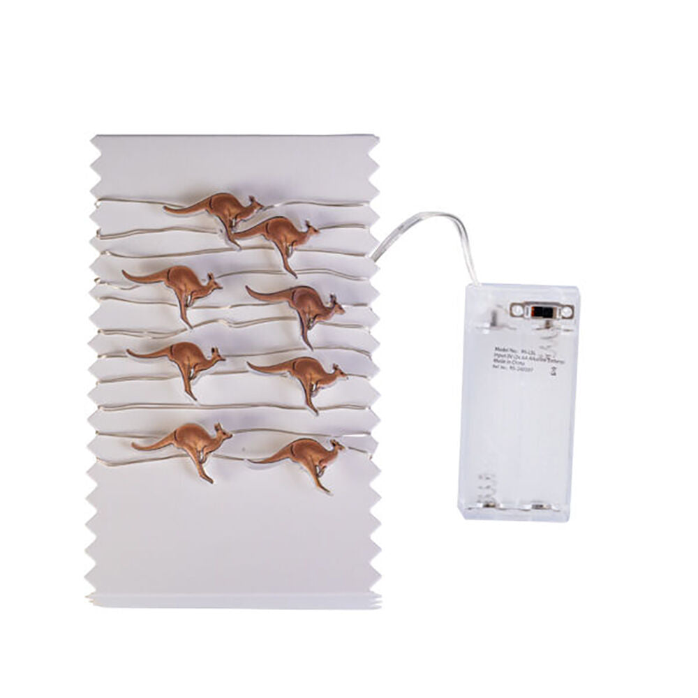 Art + Tech LED String Light Kangaroo Fun Aussie Room Decor Light 23.8x3.5cm (3 Pack) — image 4