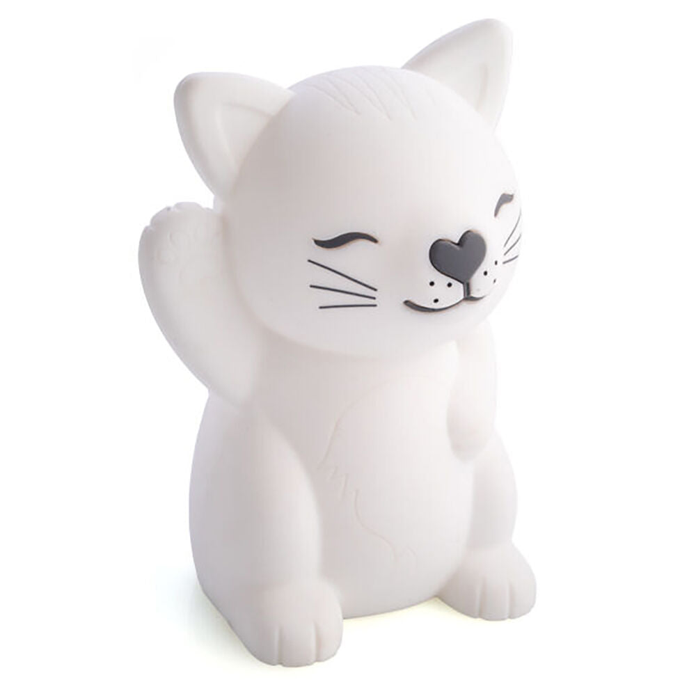 Lil Dreamers Silicone Touch Led Lamp Light Kids Bedroom Decor White Cat — image 4