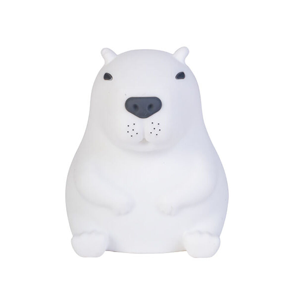 Lil Dreamers Silicone Touch Led Lamp Light Kids Room Decor White Capybara — image 2