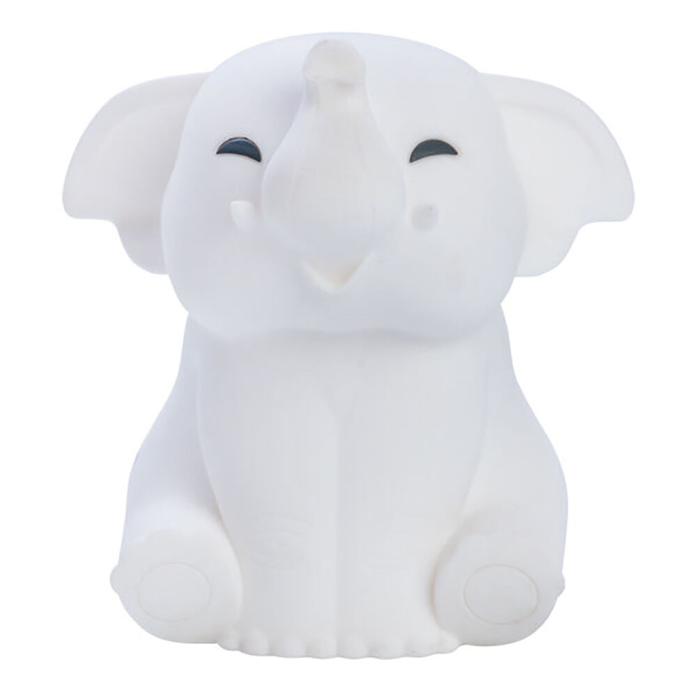 Lil Dreamers Silicone Touch Led Lamp Light Kids Room Decor White Elephant