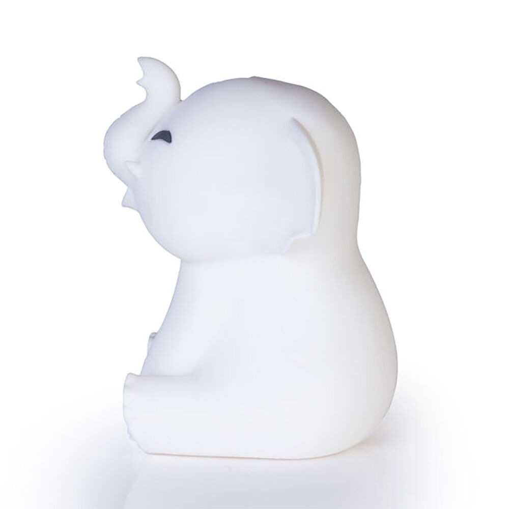 Lil Dreamers Silicone Touch Led Lamp Light Kids Room Decor White Elephant — image 3