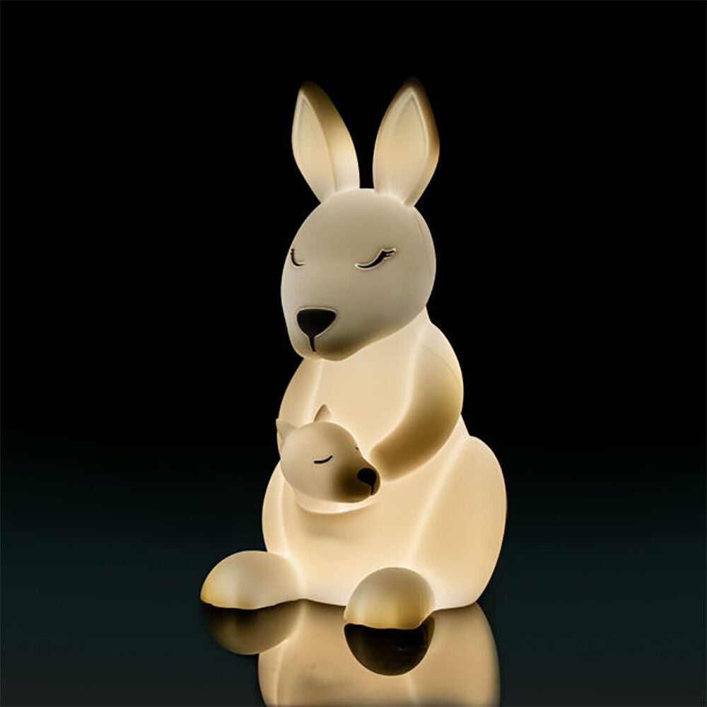 Lil Dreamers Silicone Touch Led Lamp Light Bedroom Decor White Kangaroo — image 2