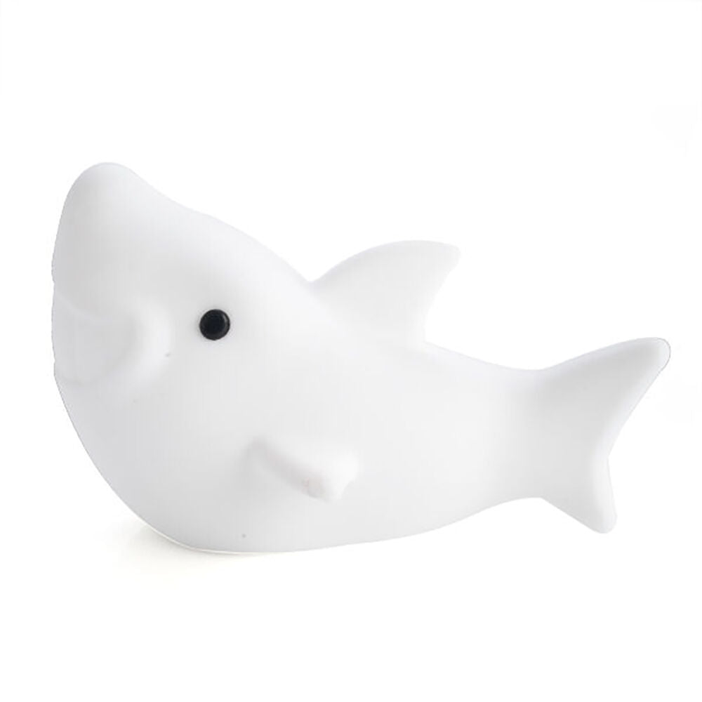 Lil Dreamers Silicone Touch Led Lamp Light Kids Bedroom Decor White Shark — image 3