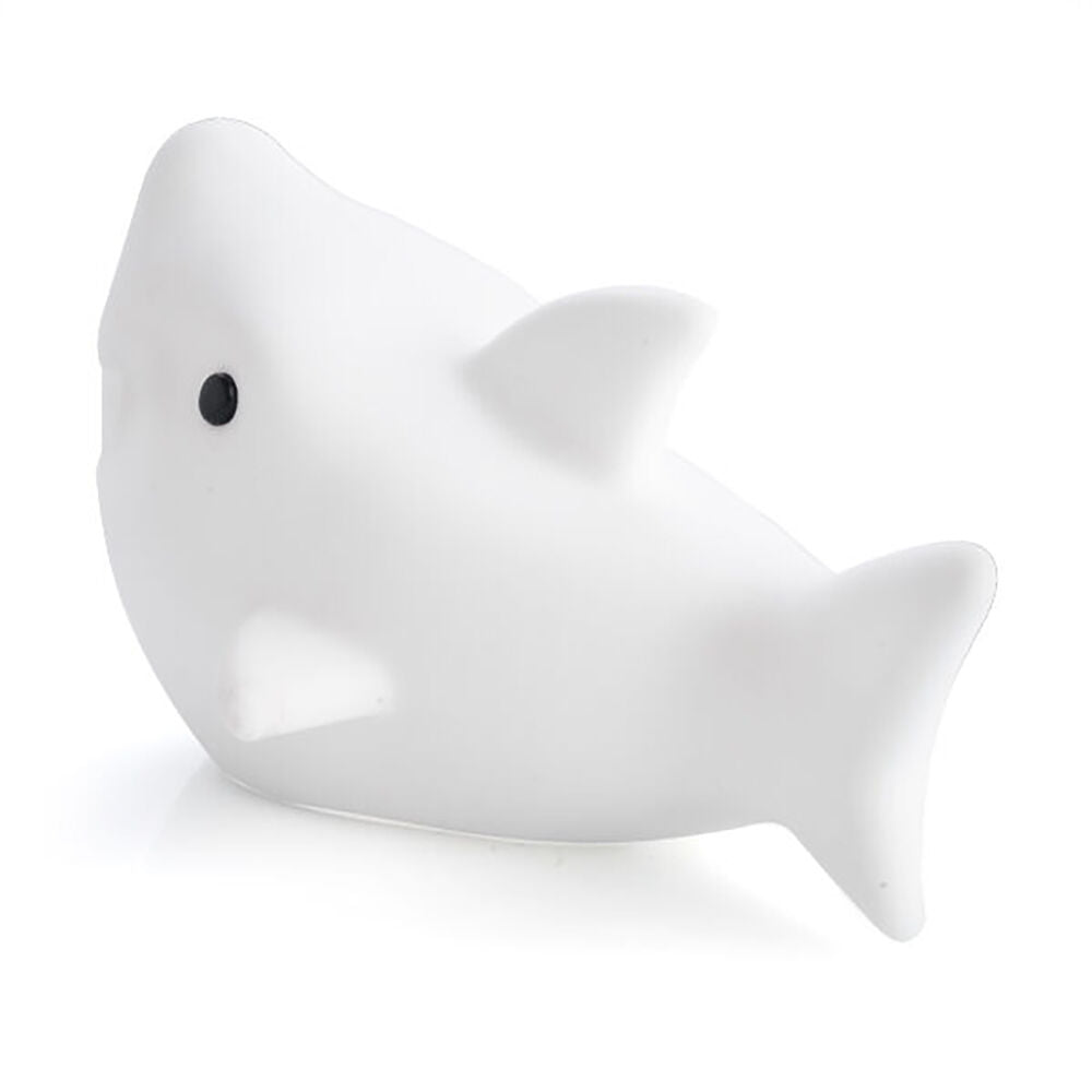 Lil Dreamers Silicone Touch Led Lamp Light Kids Bedroom Decor White Shark — image 4