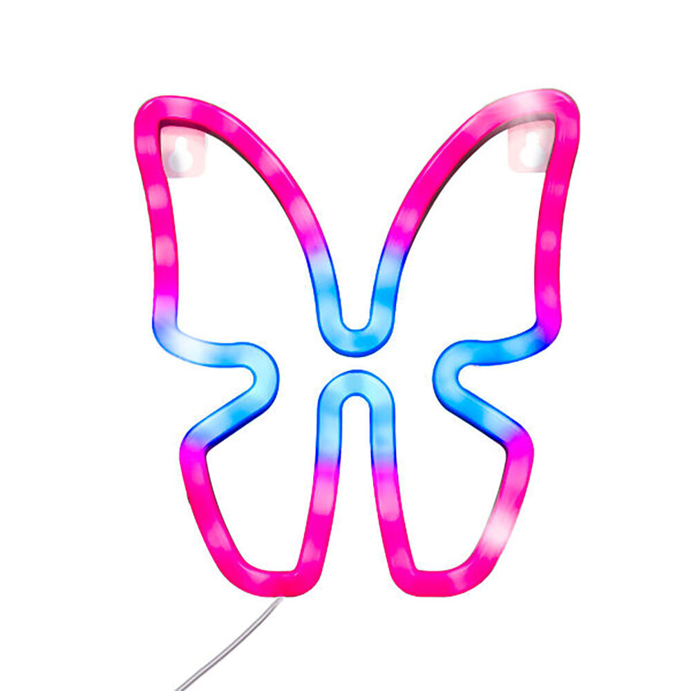 Art + Tech LED Wall Light Butterfly Cute Home Decor Lamp Display 18x22cm (2 Pack) — image 2