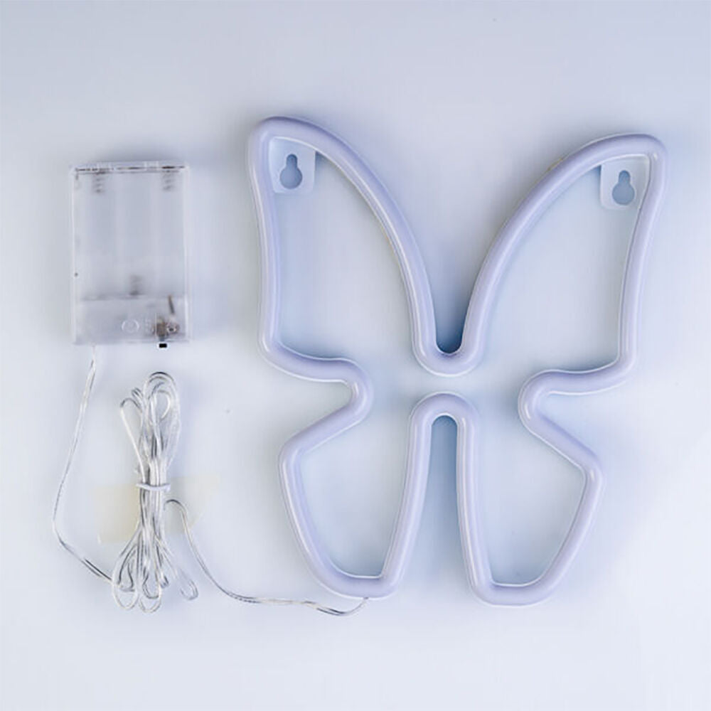 Art + Tech LED Wall Light Butterfly Cute Home Decor Lamp Display 18x22cm (2 Pack) — image 4