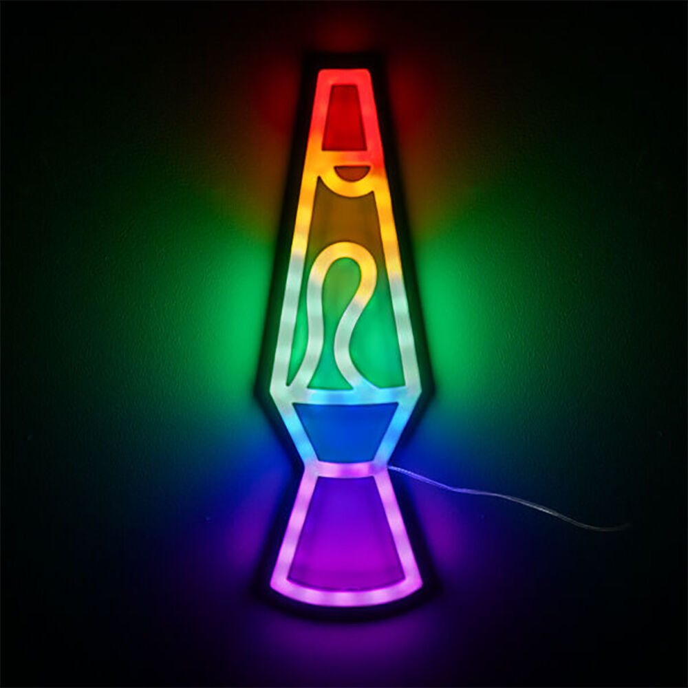 Art + Tech LED Wall Light Lava Lamp Retro Style Mood Decor Light 10x34.5cm — image 2