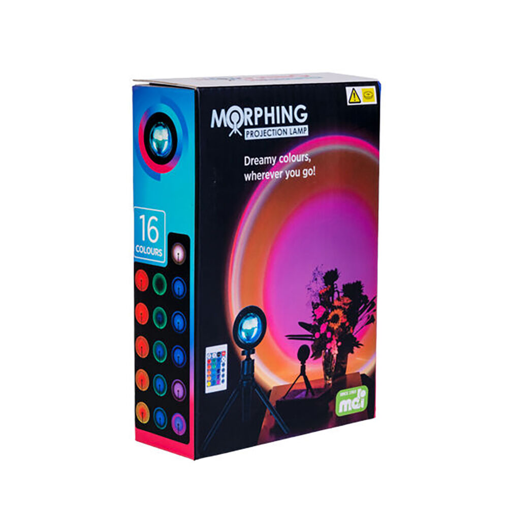 Mdi Morphing Projection Lamp 22cm LED Night Light Home/Room Display Decor — image 4