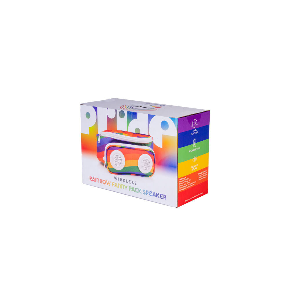 Mdi Pride Rainbow Fanny Pack and Rechargable Portable Speaker 34x14.5x4.6cm (2 Pack) — image 5