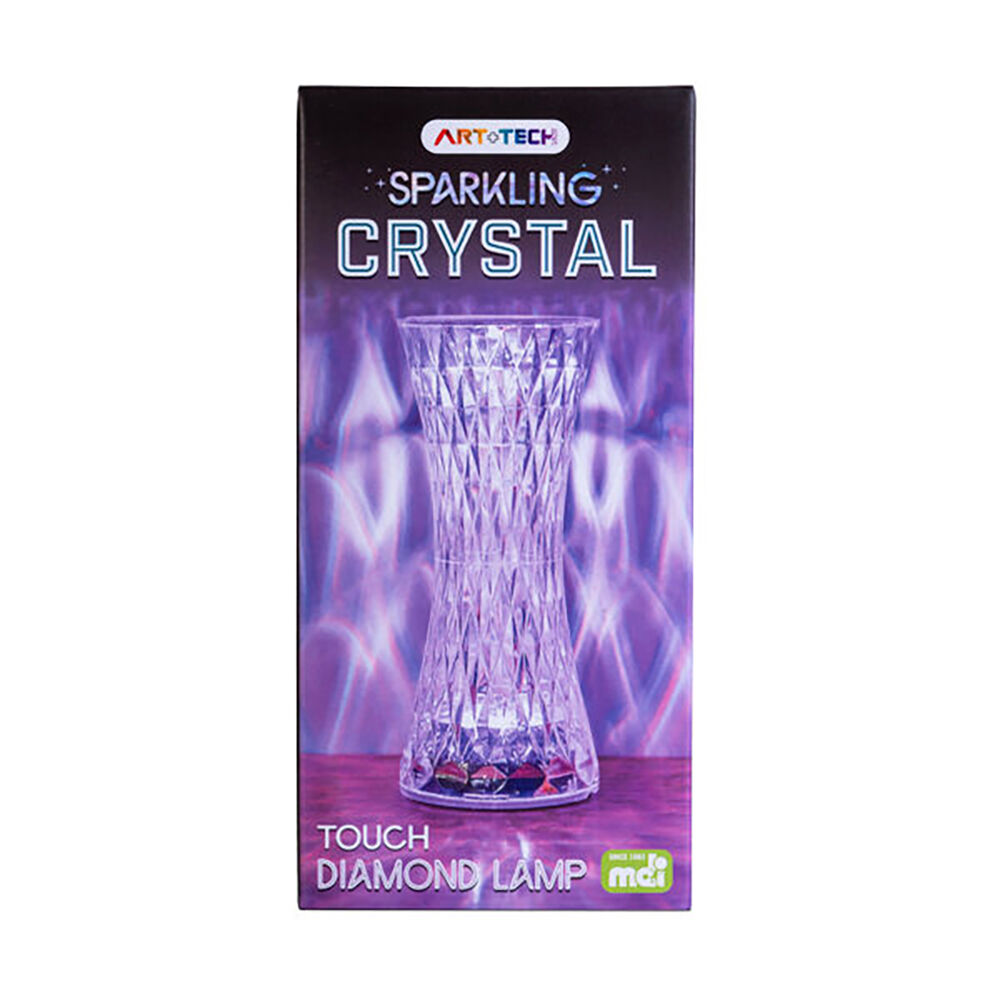 Art + Tech Sparkling Crystal Lamp 16-Colours Touch Control LED Night Light — image 5