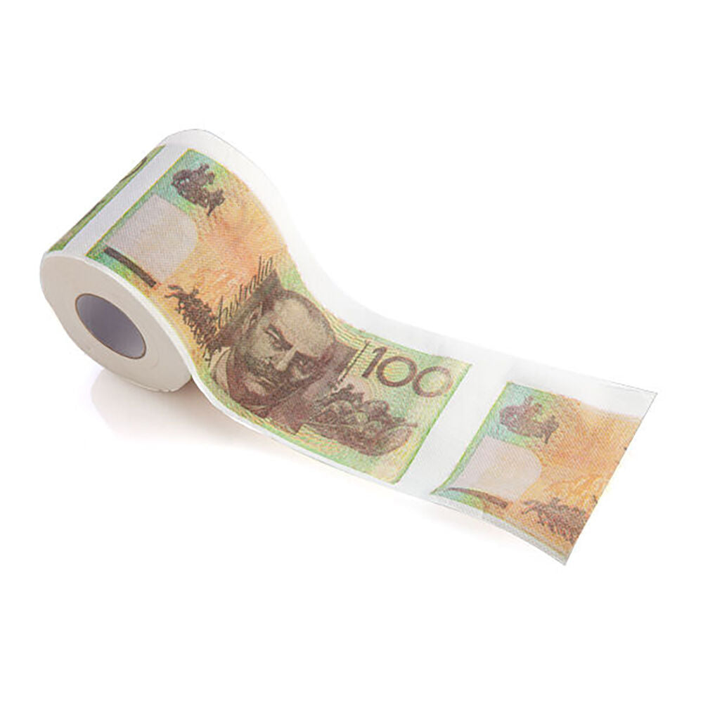 Outback Mates 3ply Tissue Roll Toilet & Bathroom Paper 100 AU Dollar Bill — image 5