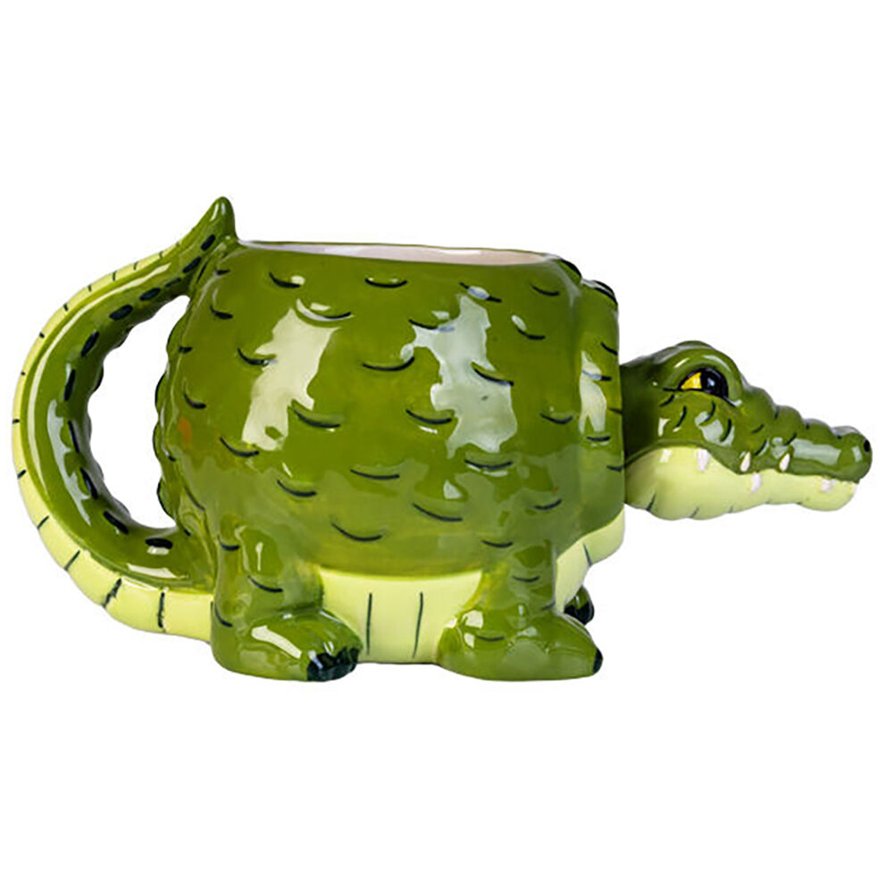 Outback Mates 3D Croc Bobble Head Ceramic Coffee/Tea Animal Mug 17x13cm GRN — image 4