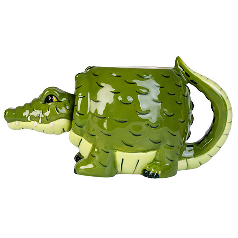 Outback Mates 3D Croc Bobble Head Ceramic Coffee/Tea Animal Mug 17x13cm GRN — image 2
