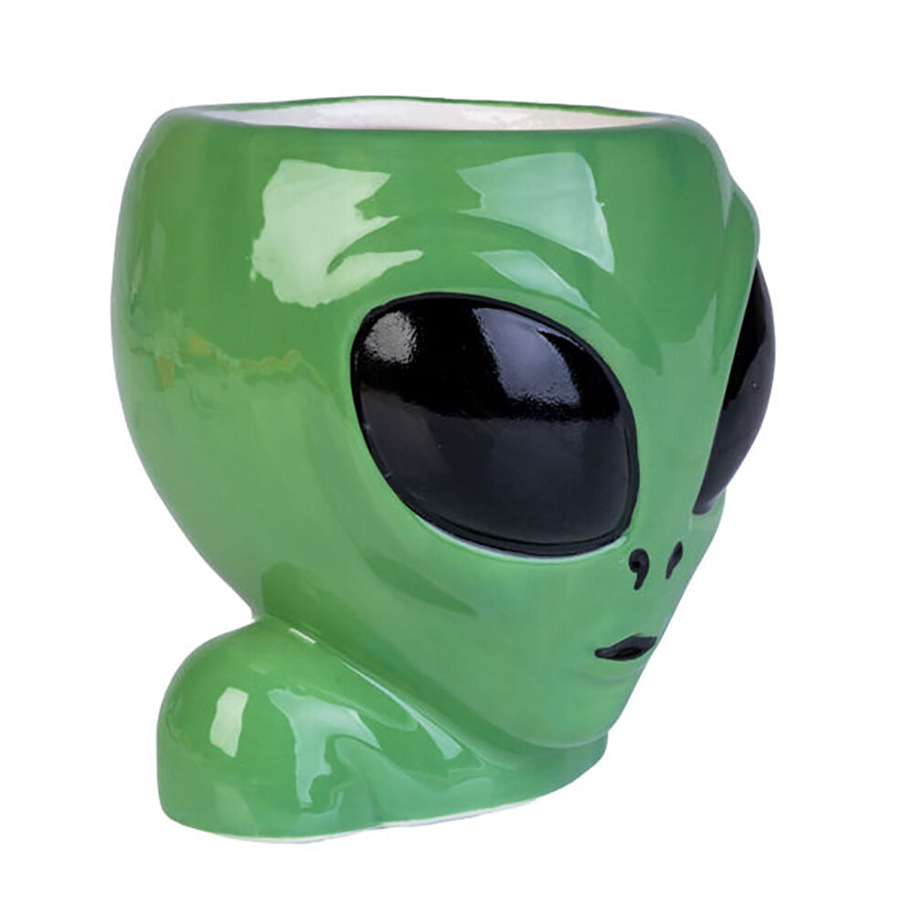 Alien 3D Alien Head Glossy Coffee/Tea Novelty Ceramic Mug 15x11.5cm Green — image 2
