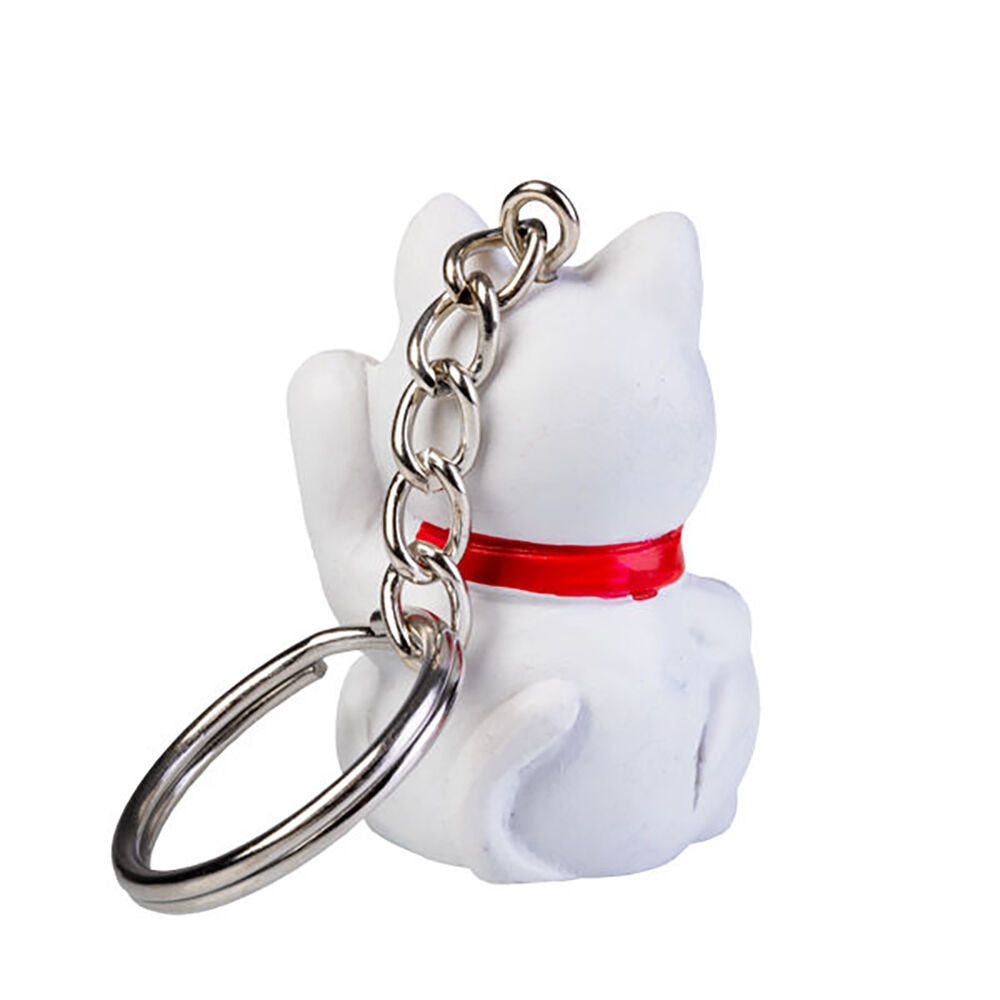 Lucky Cat Keychain Kitty Mini Animal Charm Toy Bag Accessory for Kids 5x3cm — image 3