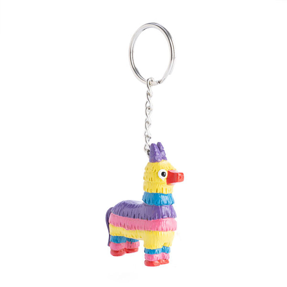 Alpaca Valley Keychain 6cm Pinata Llama Keyring Colorful Charm Bags Kids