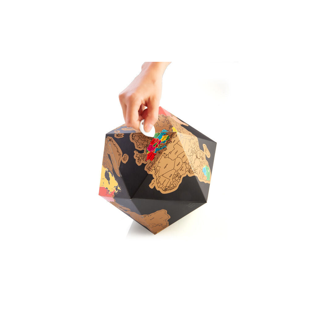 Mdi DIY Scratch Me Away World Travel Globe Map w/ Stand 26x26x26cm (2 Pack) — image 5