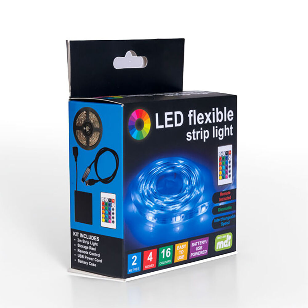 Mdi LED Flexible Strip Light Room Accent Mood Lighting Tape Decor 200x2.5cm — image 6
