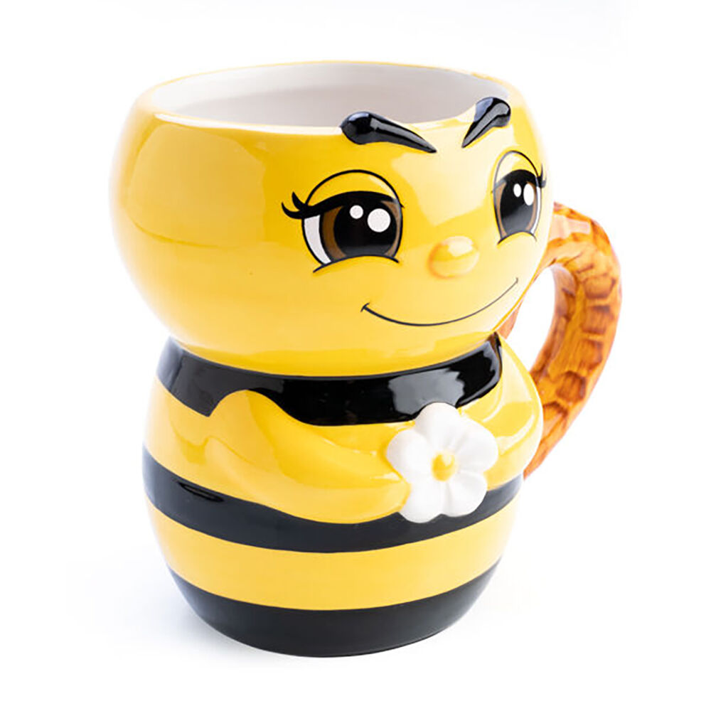 Joybee 3D Bee Ceramic Coffee/Tea Novelty Insect Mug Drinkware 13x12cm Yellow — image 2