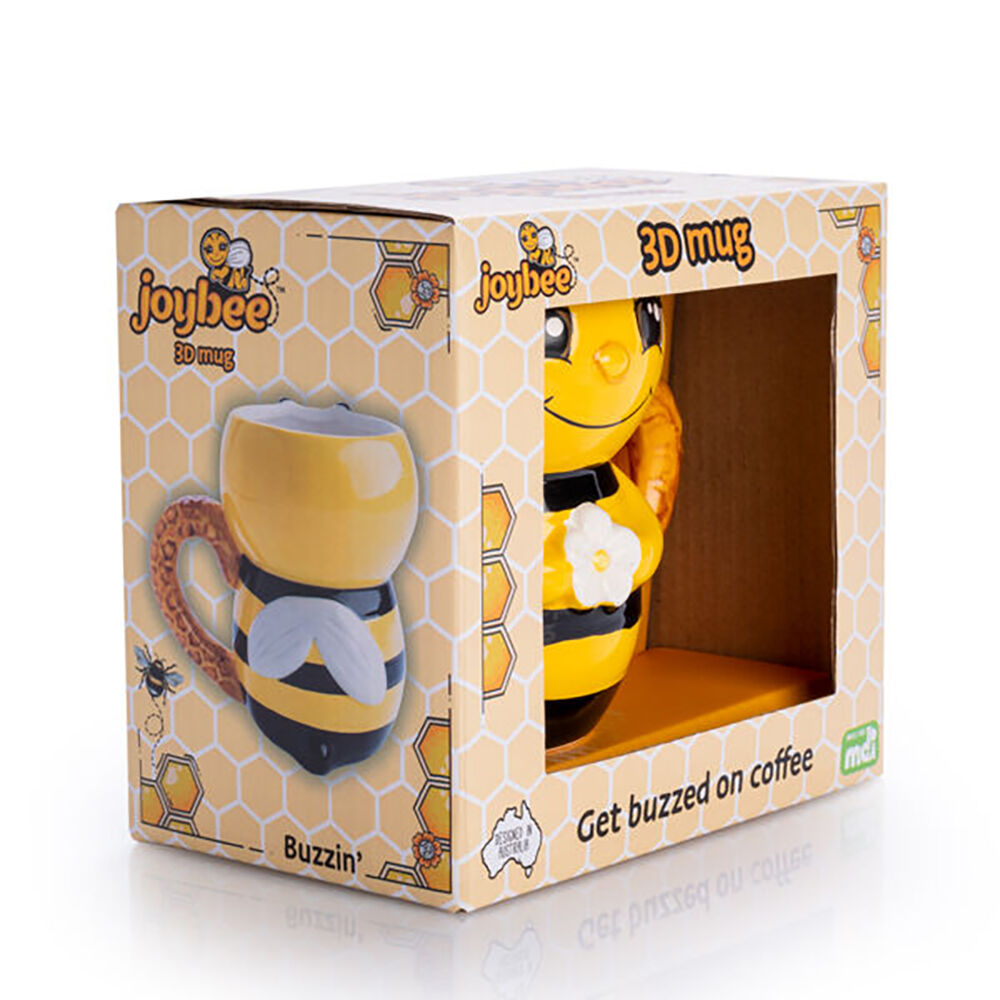 Joybee 3D Bee Ceramic Coffee/Tea Novelty Insect Mug Drinkware 13x12cm Yellow — image 4