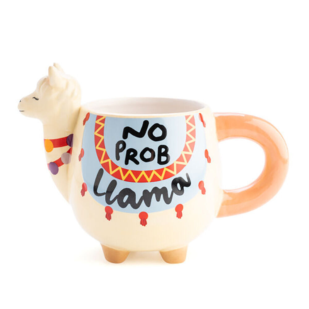Alpaca Valley 3D No Prob Llama Coffee/Tea Ceramic Mug 17.3x12cm (3 Pack) — image 2