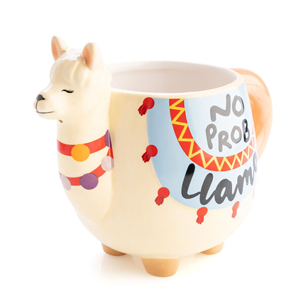 Alpaca Valley 3D No Prob Llama Coffee/Tea Ceramic Mug 17.3x12cm (3 Pack) — image 3