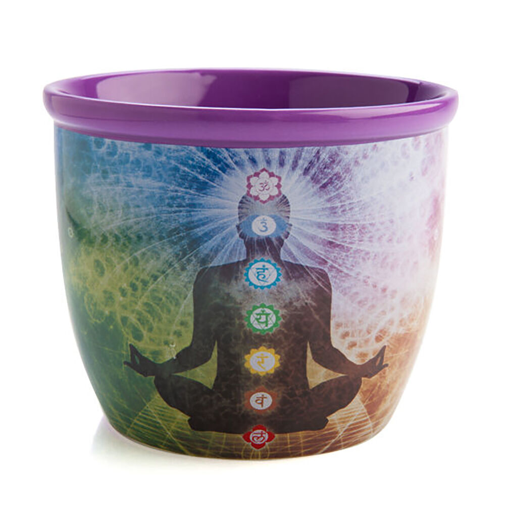 Mdi Chakra 12.5x10.5cm Ceramic Smudge Bowl Sage/Incense Burner Purple — image 3