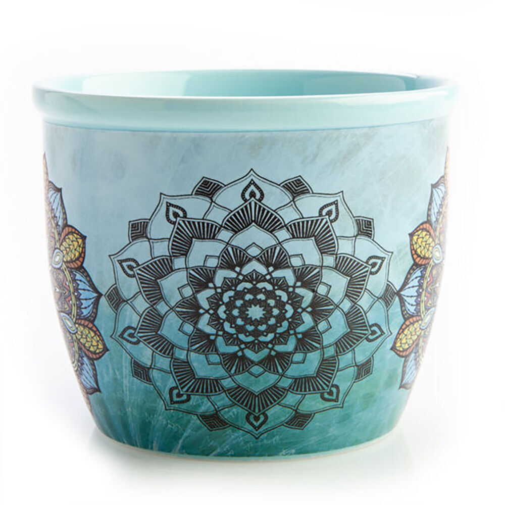 Mdi Smudge Bowl Sage/Incense Burner Ceramic Mandala 12.5x10.5cm Blue (3 Pack) — image 4